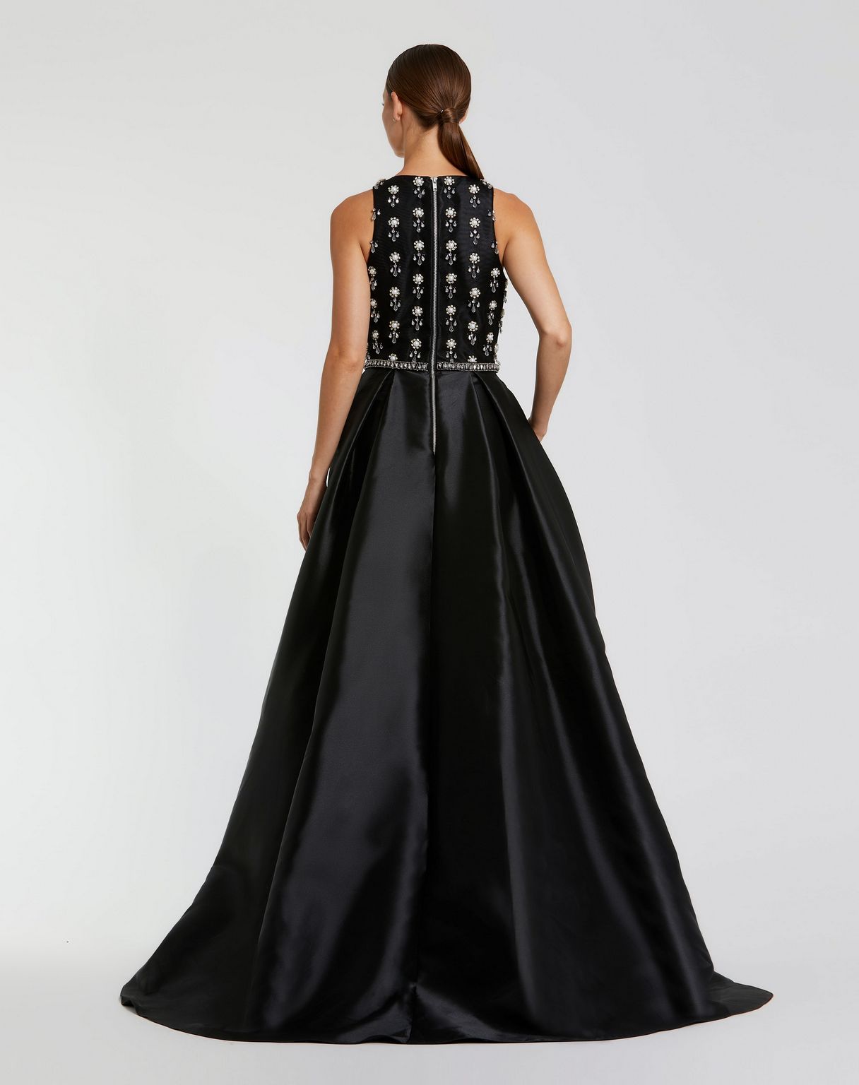 Mac Duggal 48803 Long Ball Gown Beaded Formal Prom Dress