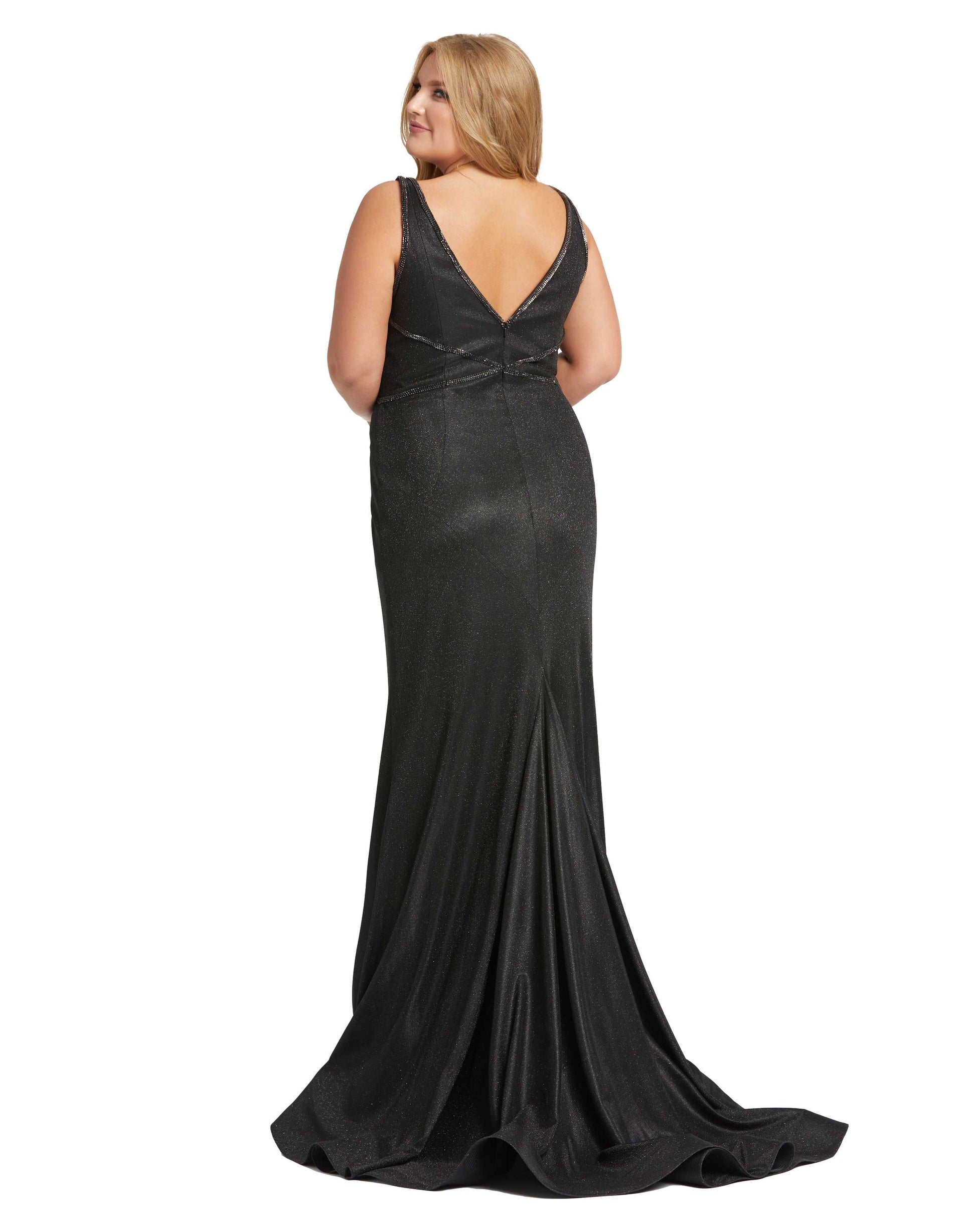 Mac Duggal 48895 Fabulouss Plus Size Prom Long Dress
