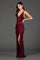 Prom Dresses Fitted Long Sequin Formal Slit Prom Dress Port