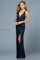 Prom Dresses Fitted Long Sequin Formal Slit Prom Dress Midnight