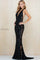 Prom Dresses Beaded Long Lace Prom Formal Dress Black