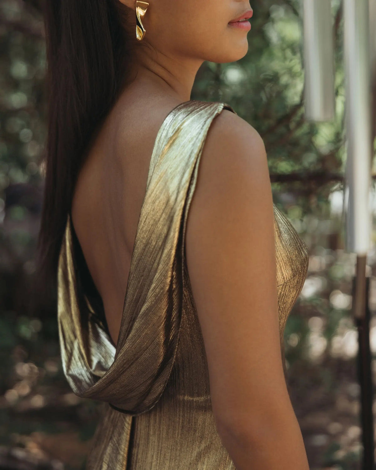 Cowl Floor-Length Satin Formal Mermaid Mac Duggal 9949087P