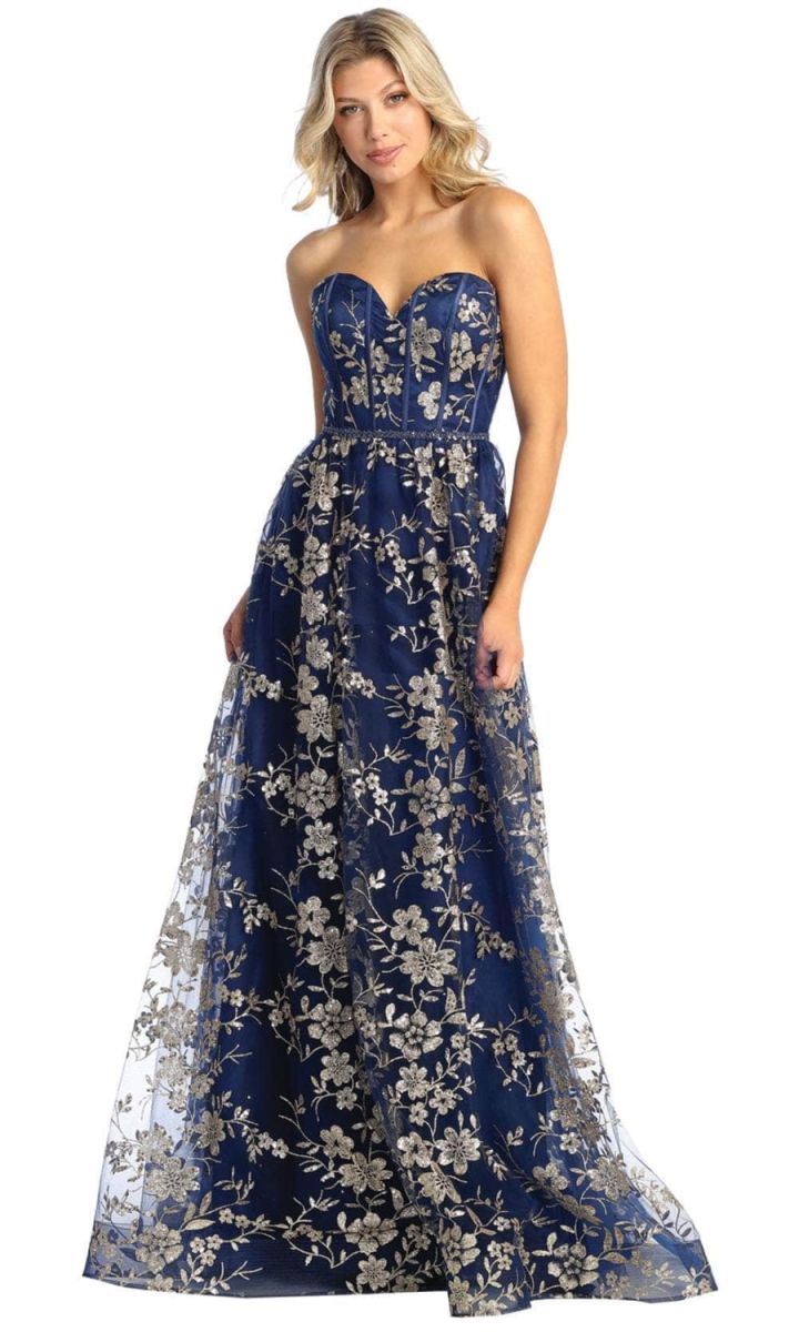 Sweetheart Floor-Length Tulle Prom A-Line May Queen 1920