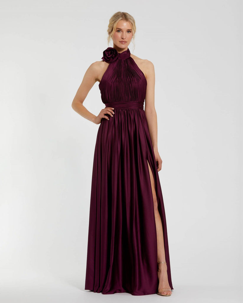 Mac Duggal 49333 Long Formal Chiffon Prom Dress