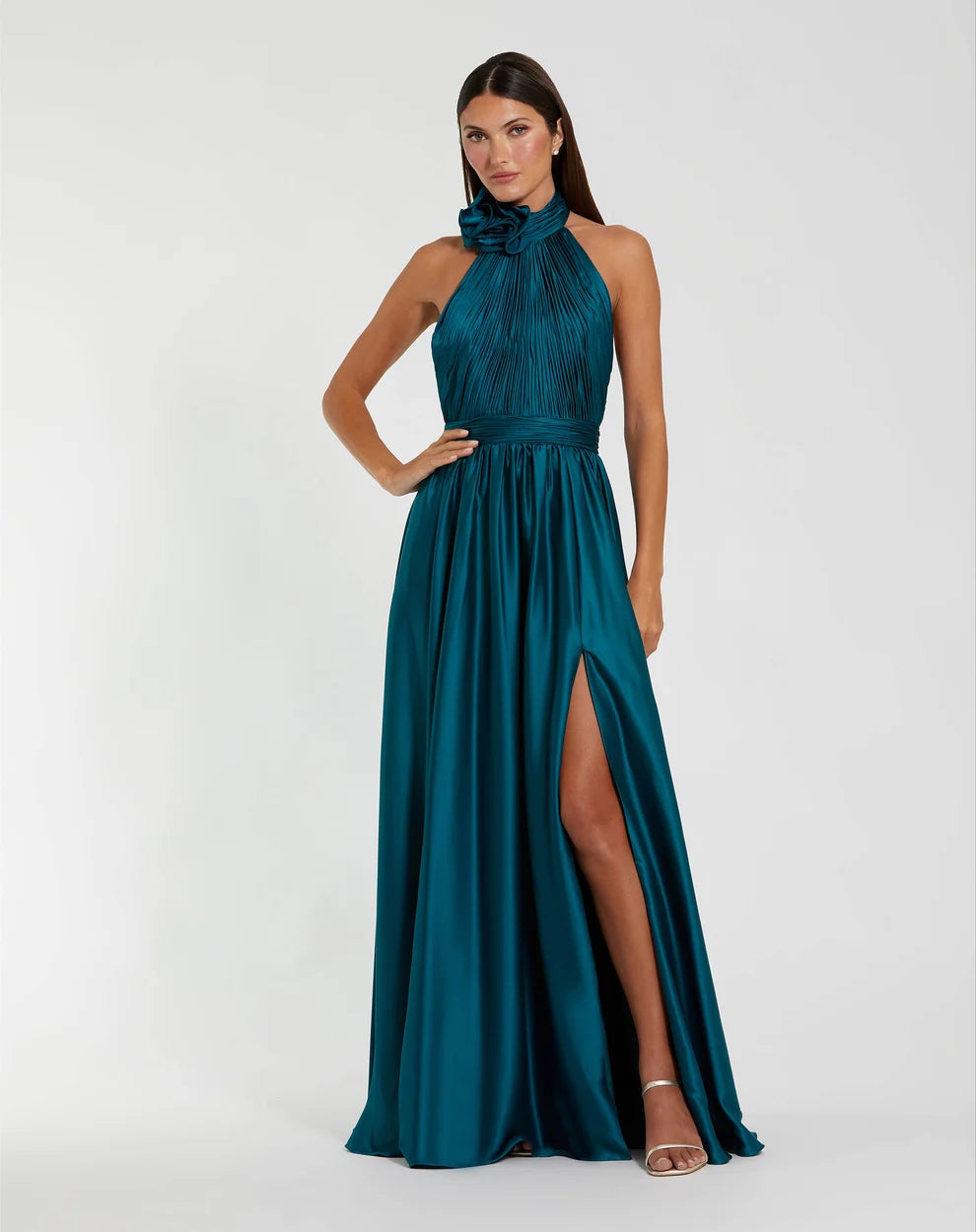 Prom Dresses Long Formal Chiffon Prom Dress Ocean Blue
