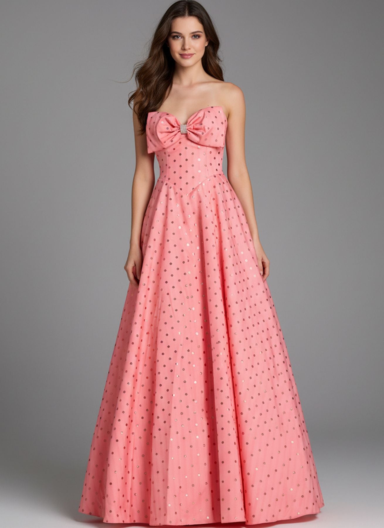 Prom Dresses A Line Long Formal Prom Dress Salmon