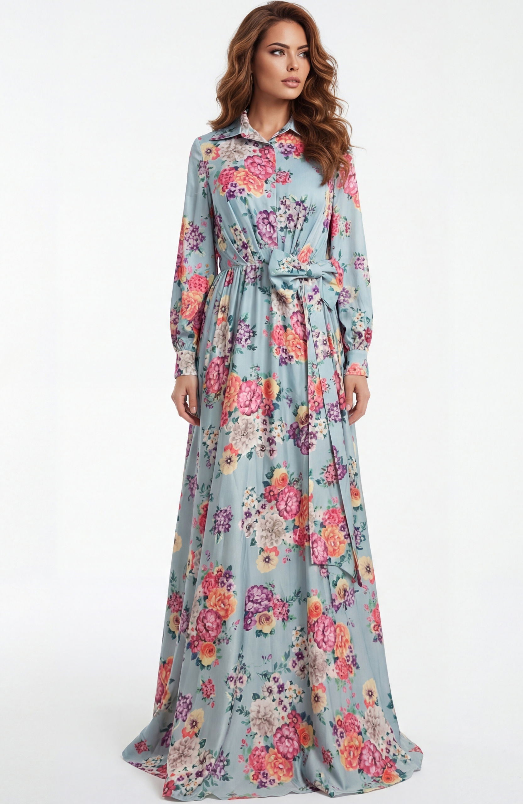Mother of the Bride Dresses Long Sleeve Floral Print Formal Mother of the Bride Dress Jovani 49470 Print
