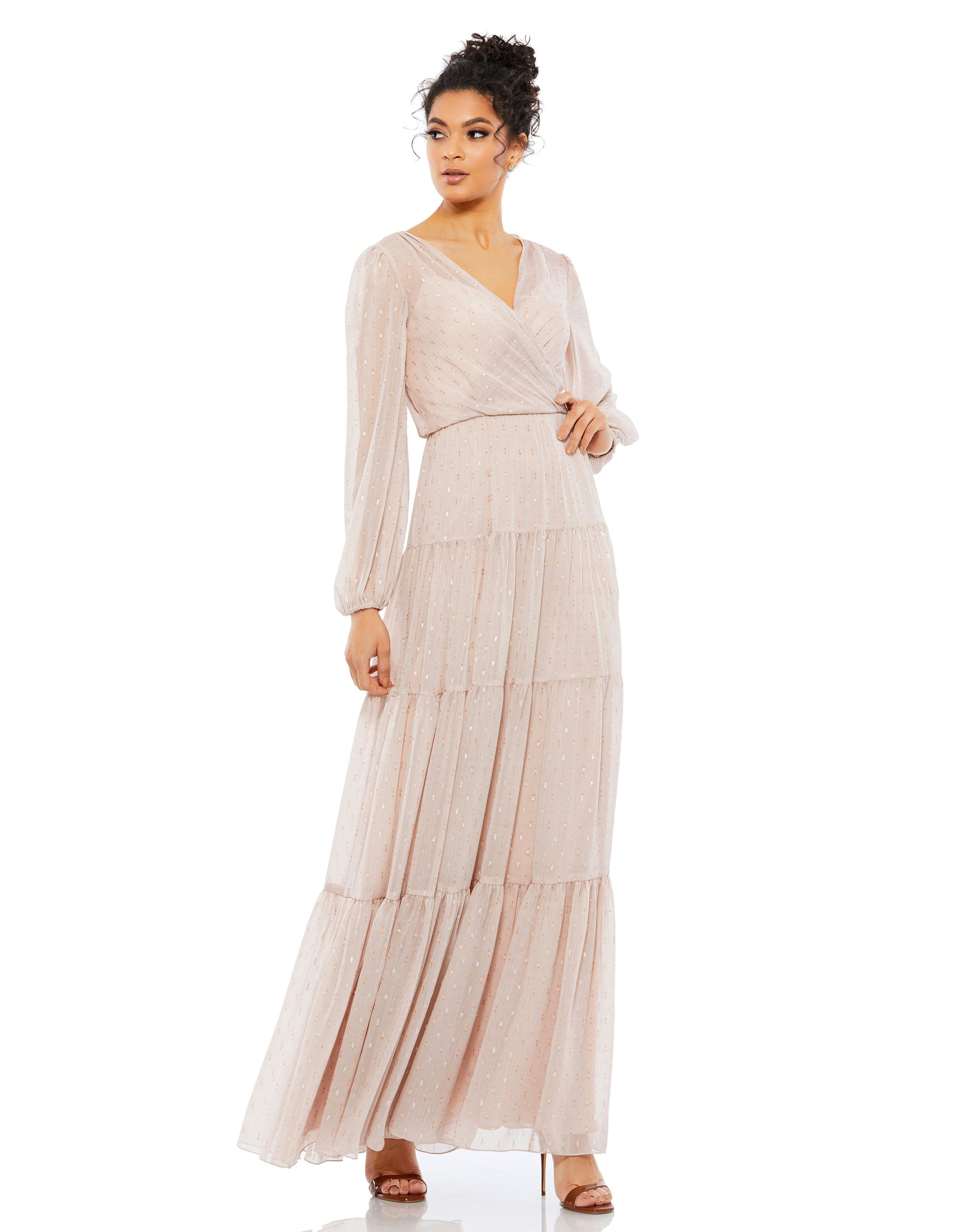 Mac Duggal 49514 Long Sleeve Mother of the Bride Formal Dress