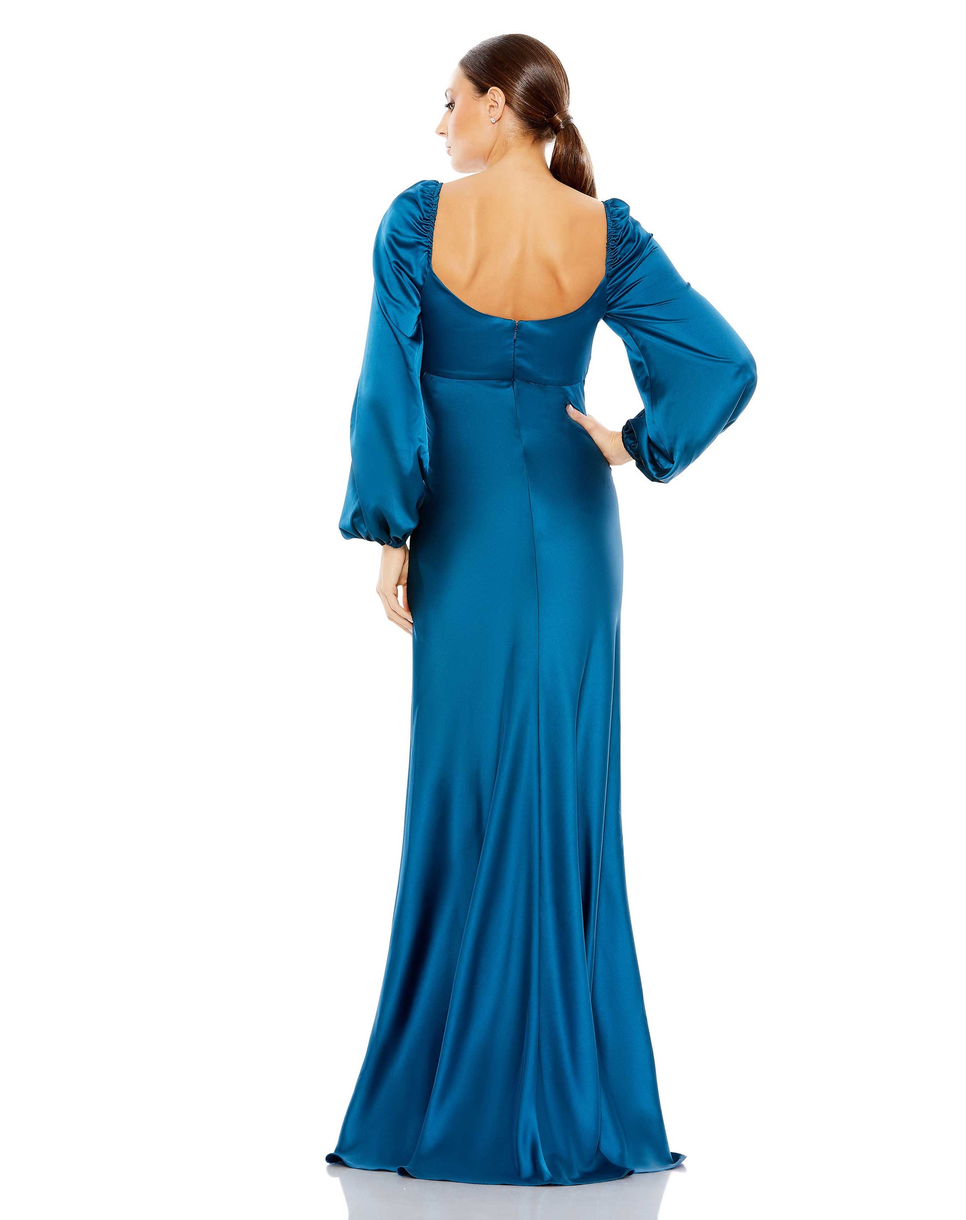 Mac Duggal 495191 Formal Prom Long Sleeve Dress
