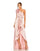 Prom Dresses High Low One Shoulder Prom Dress Rose