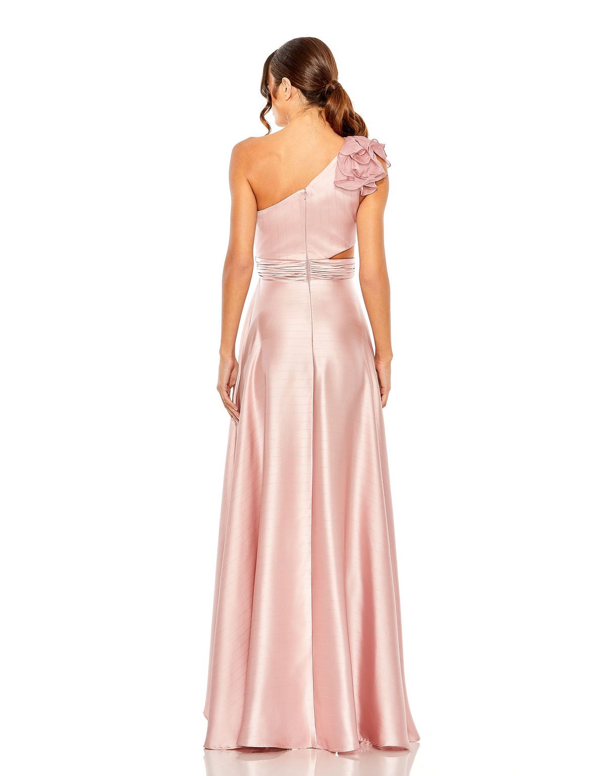 Mac Duggal 49523 High Low One Shoulder Prom Dress