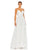 Prom Dresses Long Pleated Formal Prom Ruffle Dress White