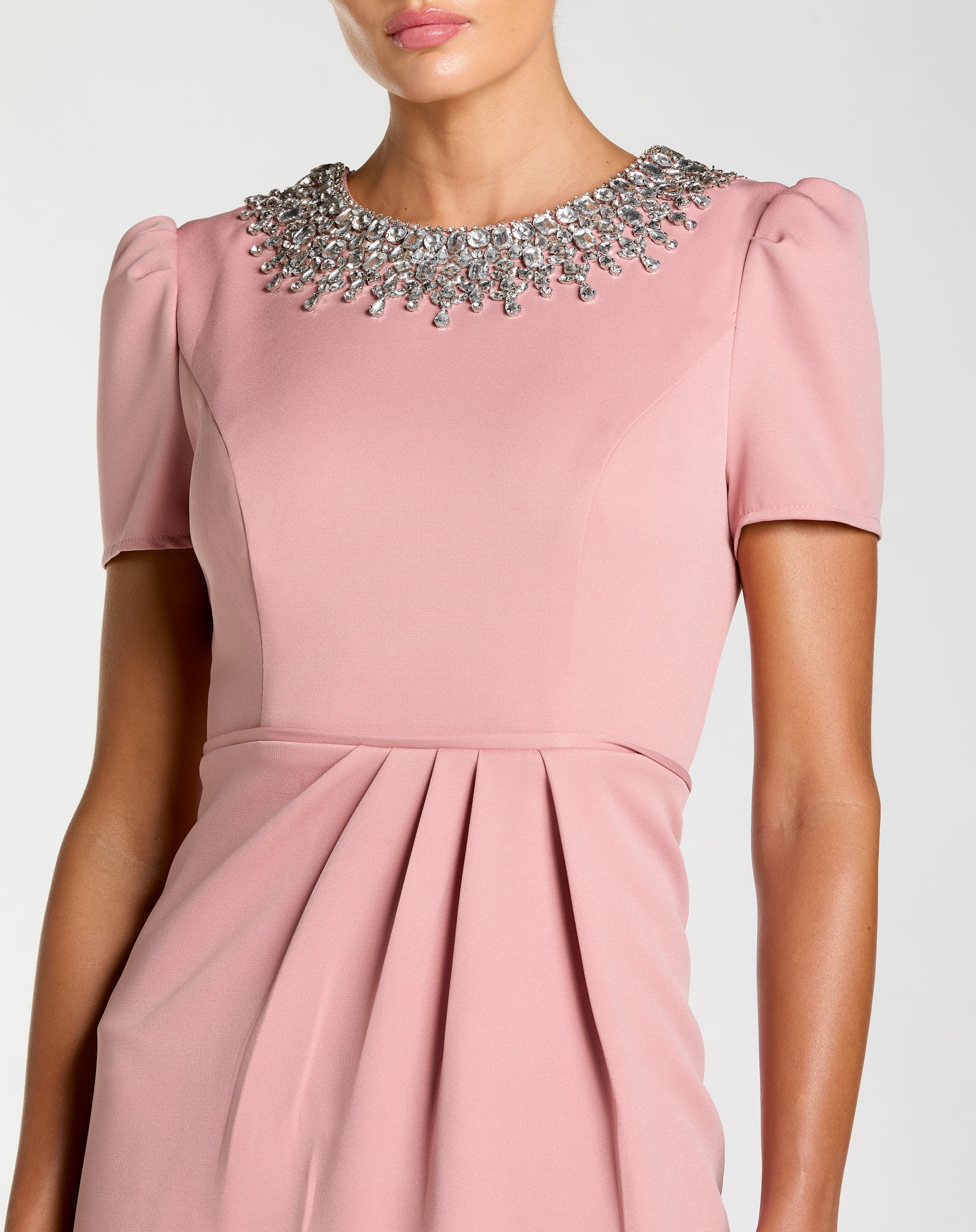 Cocktail Dresses Short Cocktail Tea Length Dress Rose Pink