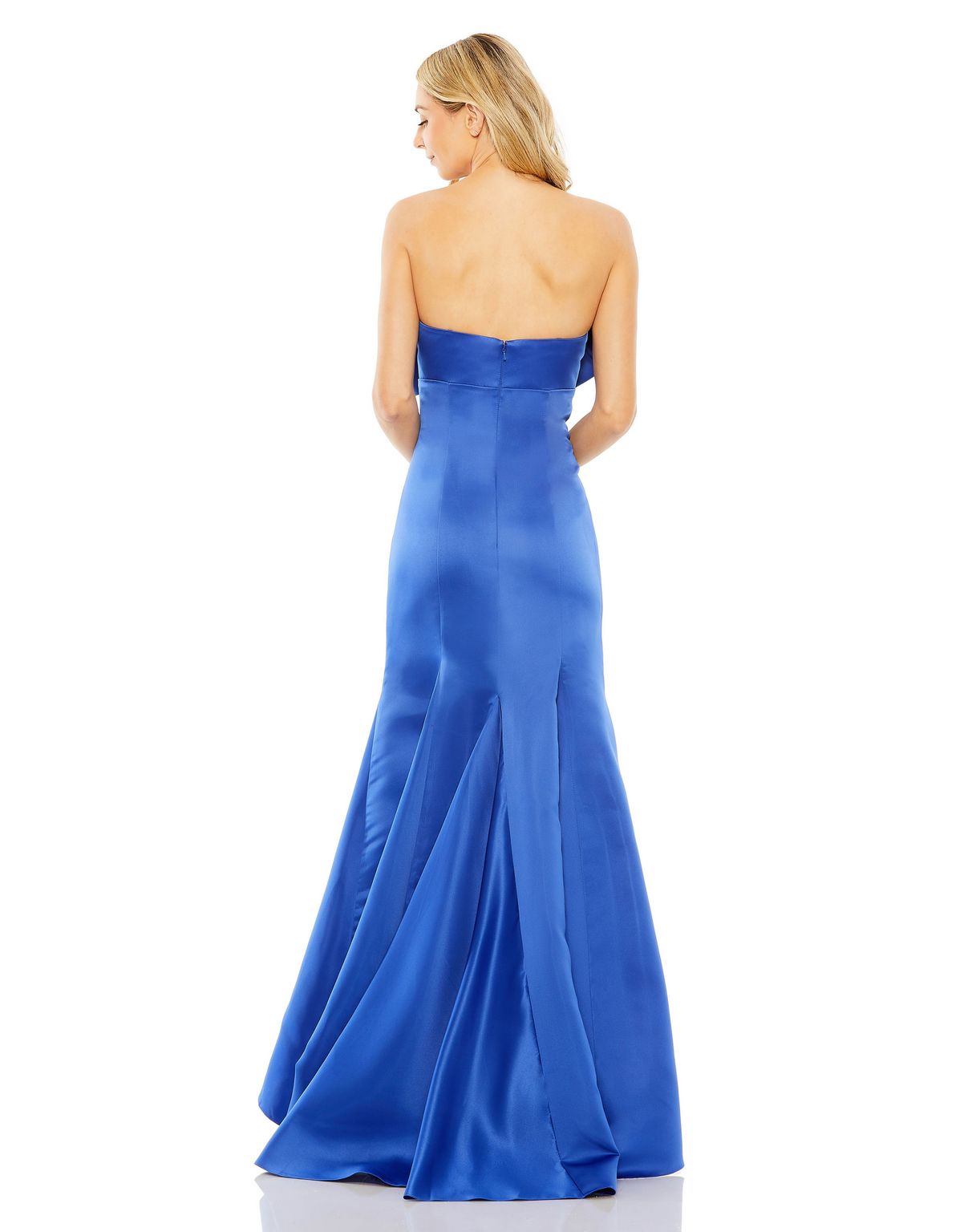Mac Duggal 49701 High Low Strapless Mermaid Prom Dress