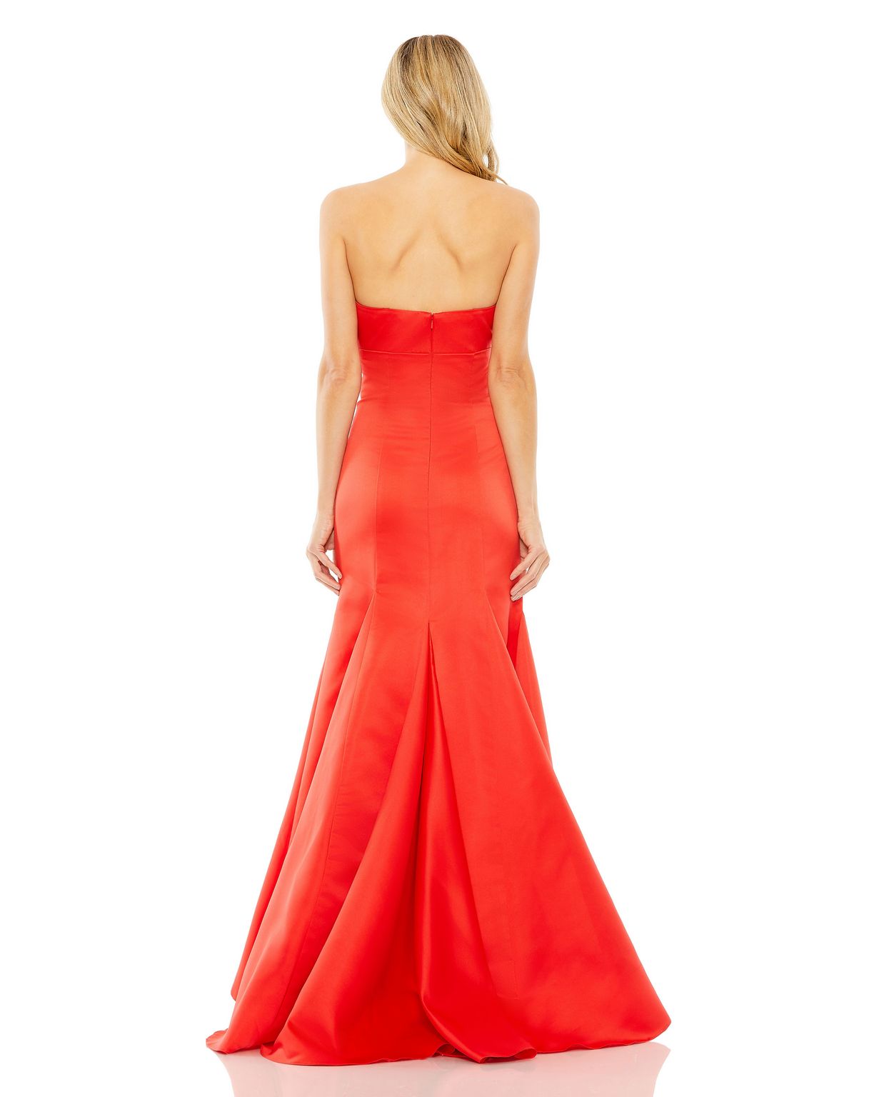 Mac Duggal 49701 High Low Strapless Mermaid Prom Dress