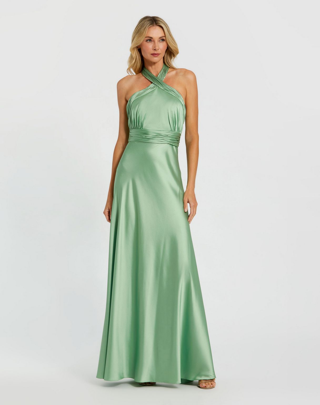 Mac Duggal 49728 A Line Formal Long Prom Dress