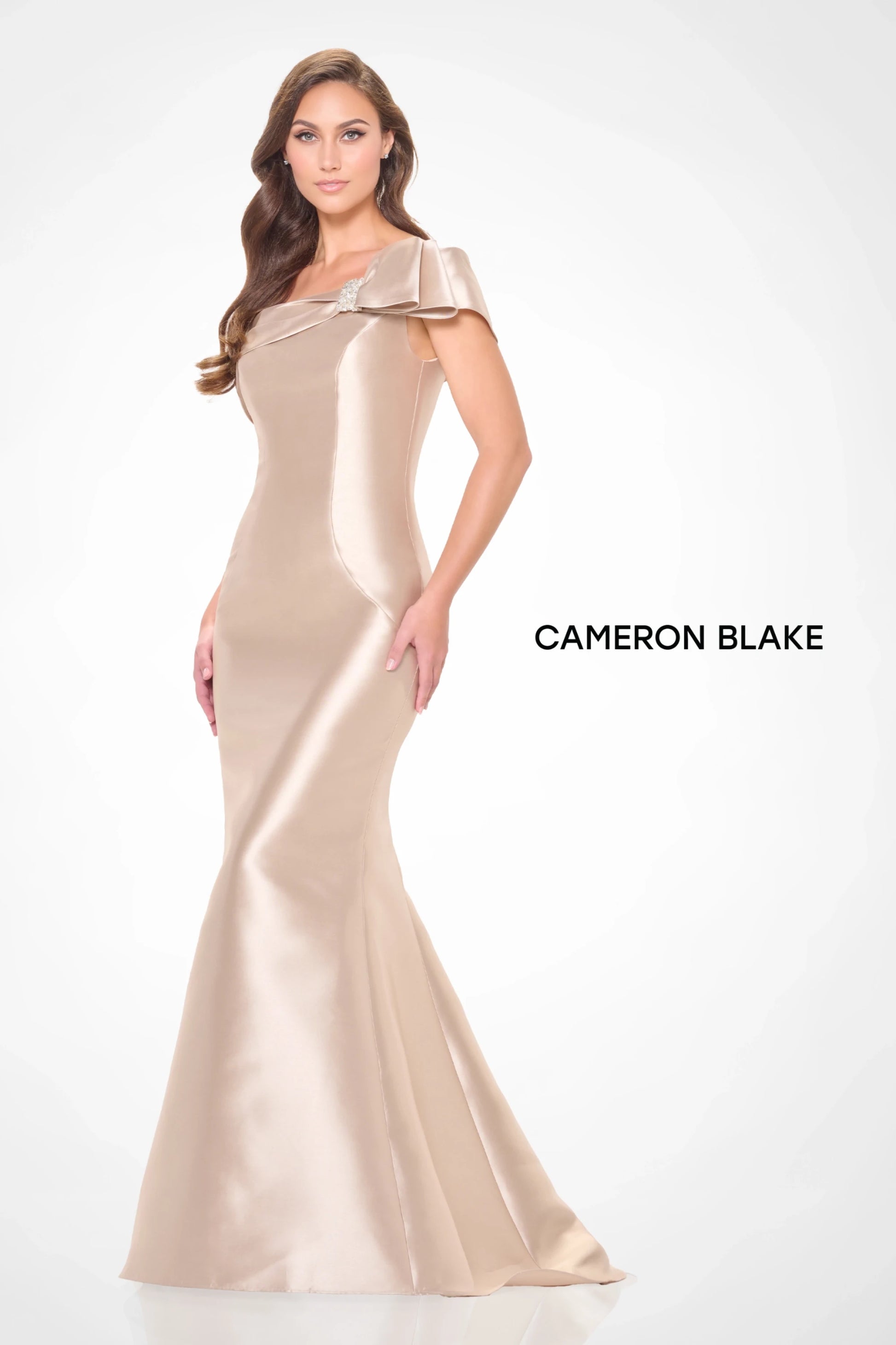 Cameron Blake CB3247 Long Formal Beaded Evening Dress