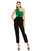Jumpsuit Long Oversized Bow Formal Jumpsuit Emerald