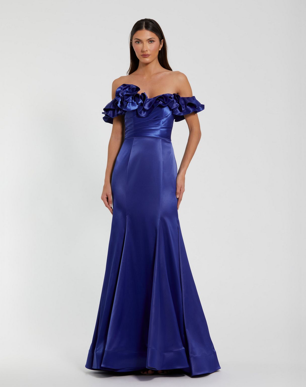 Mac Duggal 49834 Long Mermaid Formal Evening Prom Dress