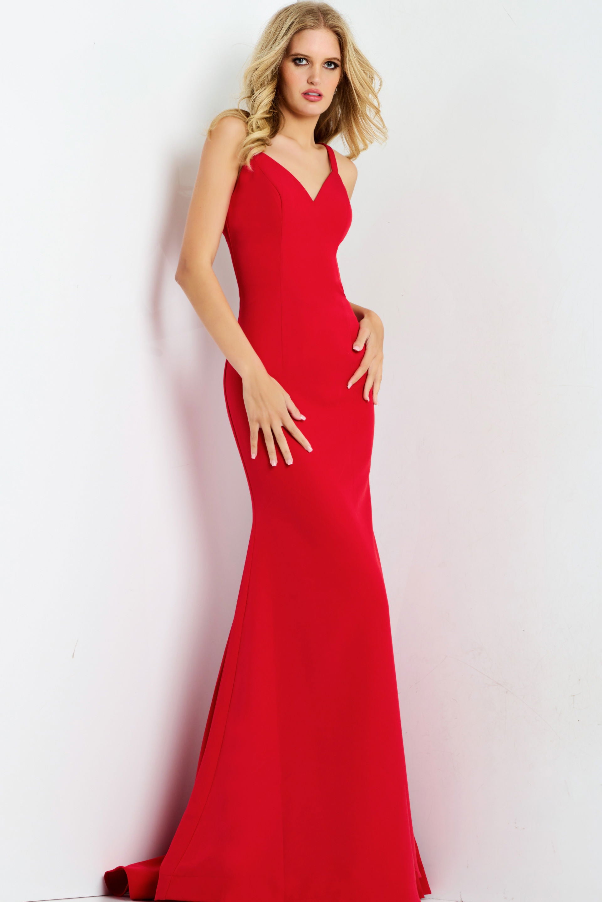 Prom Dresses Formal Mermaid Prom Long Dress Jovani 49861 Red