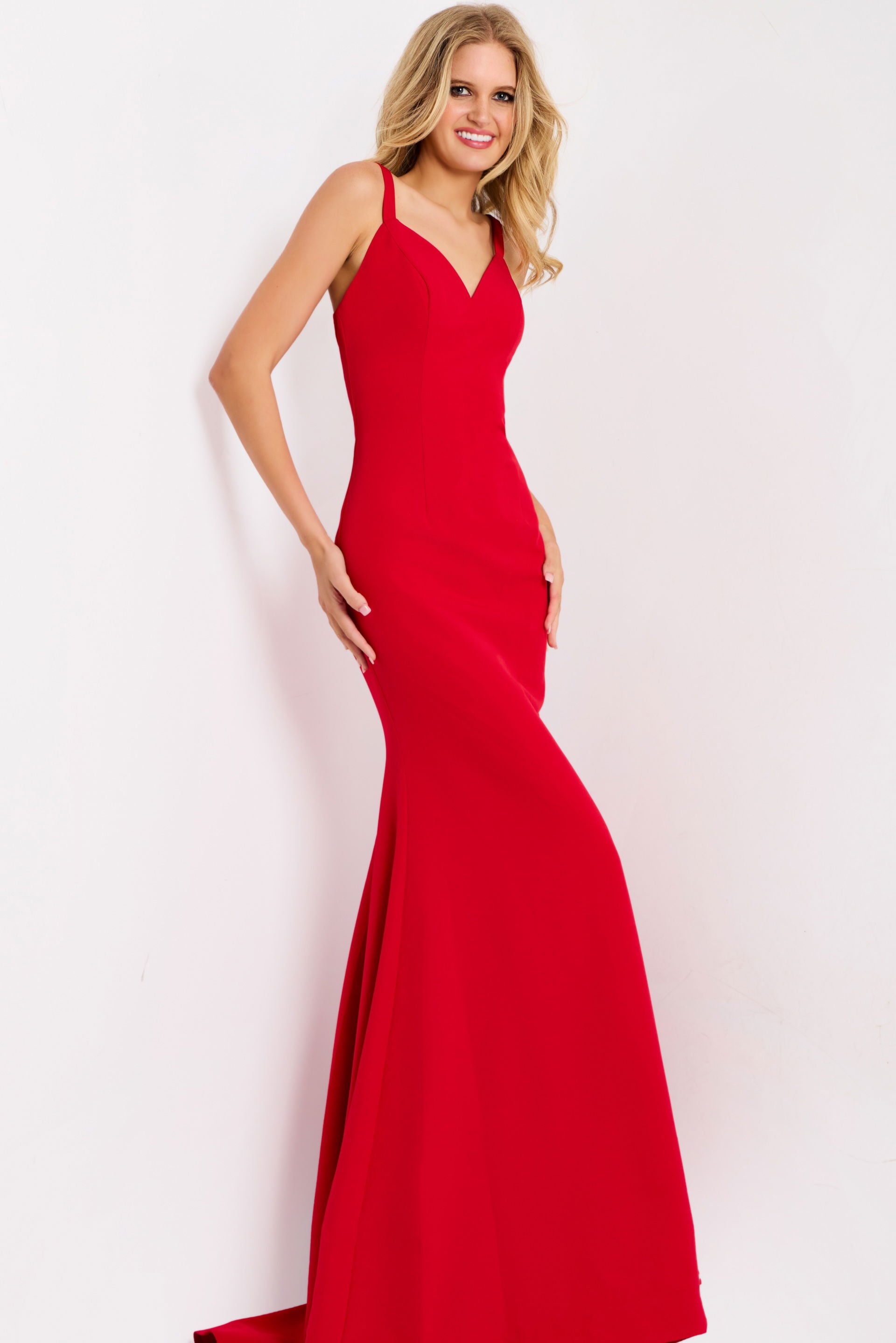 Prom Dresses Formal Mermaid Prom Long Dress Jovani 49861 Red