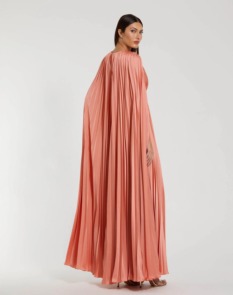 V-Neck Floor-Length Chiffon Evening A-Line Mac Duggal 9949872P