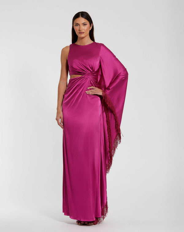 Long Evening Pleated Formal Dress Mac Duggal 49898