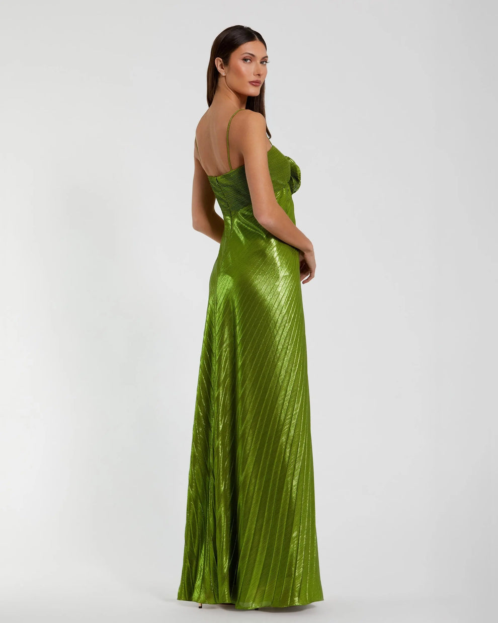 Sweetheart Floor-Length Satin Evening Sheath Mac Duggal 9949905P