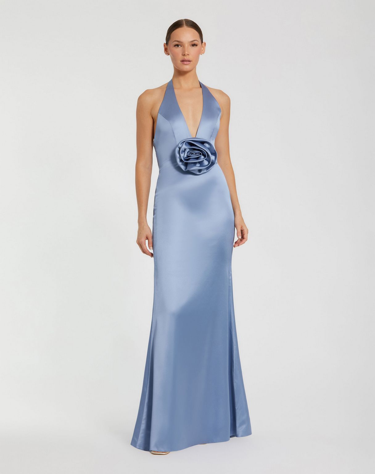 Prom Dresses Long Formal Fitted Prom Dress Slate Blue
