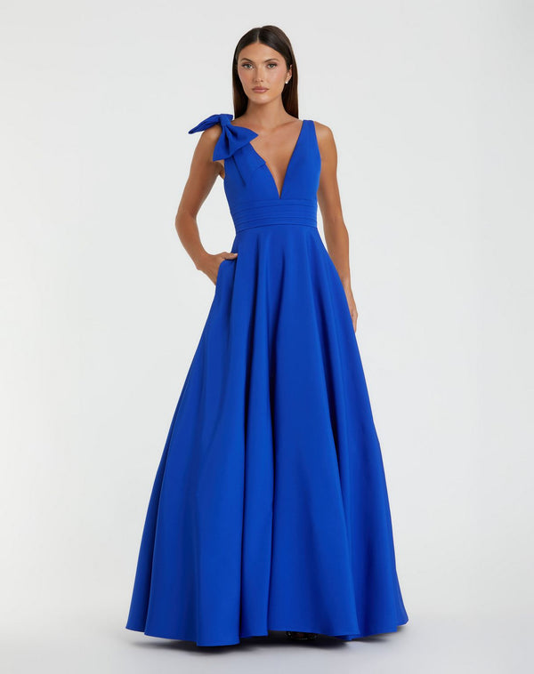 Formal Long Dress Ball Gown Pocket Prom Mac Duggal 49972