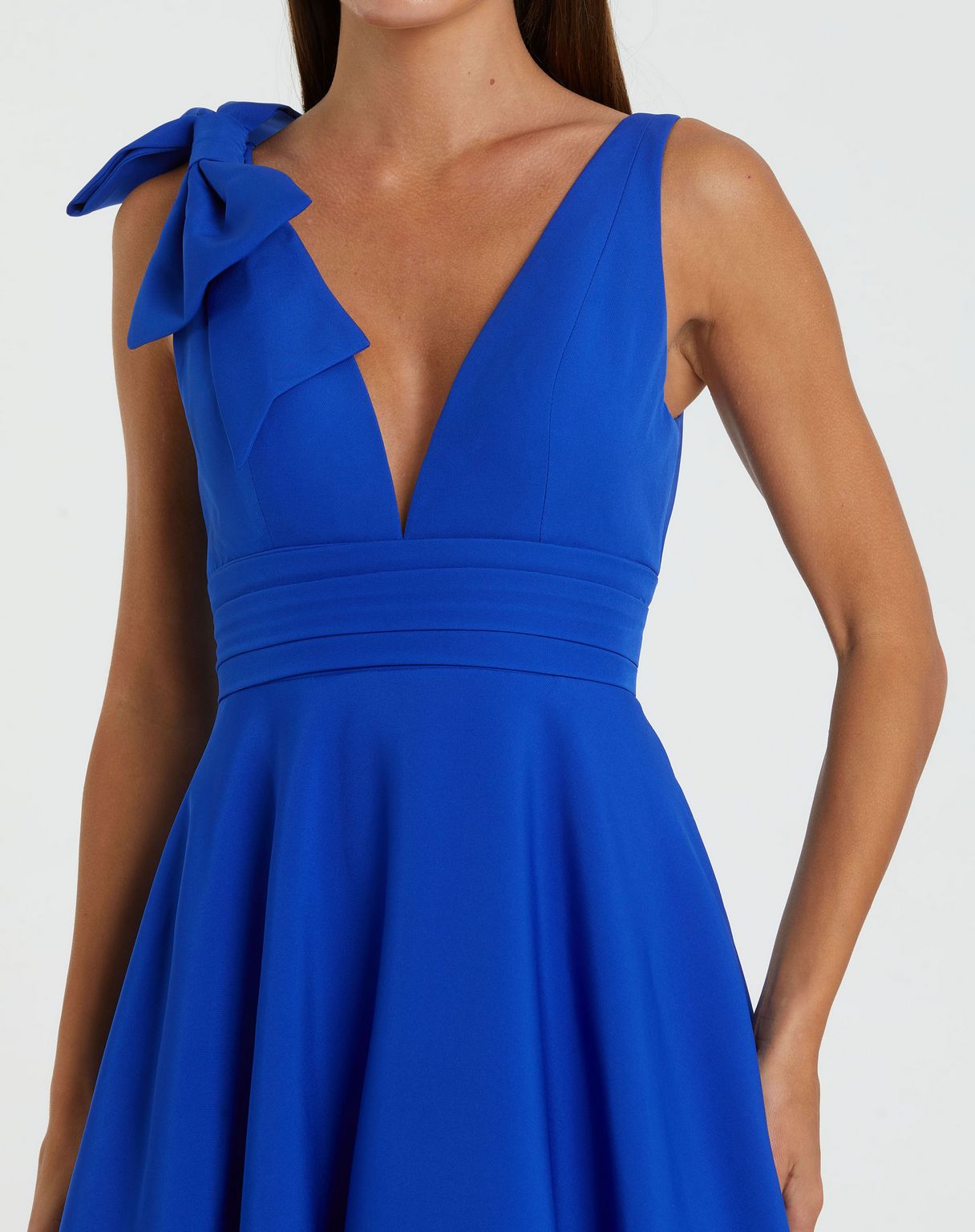 Prom Dresses Formal Long Ball Gown Pocket Prom Dress Cobalt