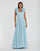 Formal Dresses Long Formal Pleated Ruffle Evening Dress Powder Blue