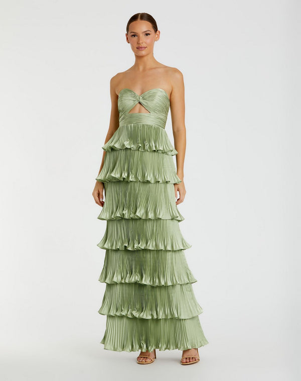 Long Layered Dress Formal Prom Mac Duggal 49981