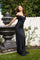Long Stretch Formal Off Shoulder Dress Black
