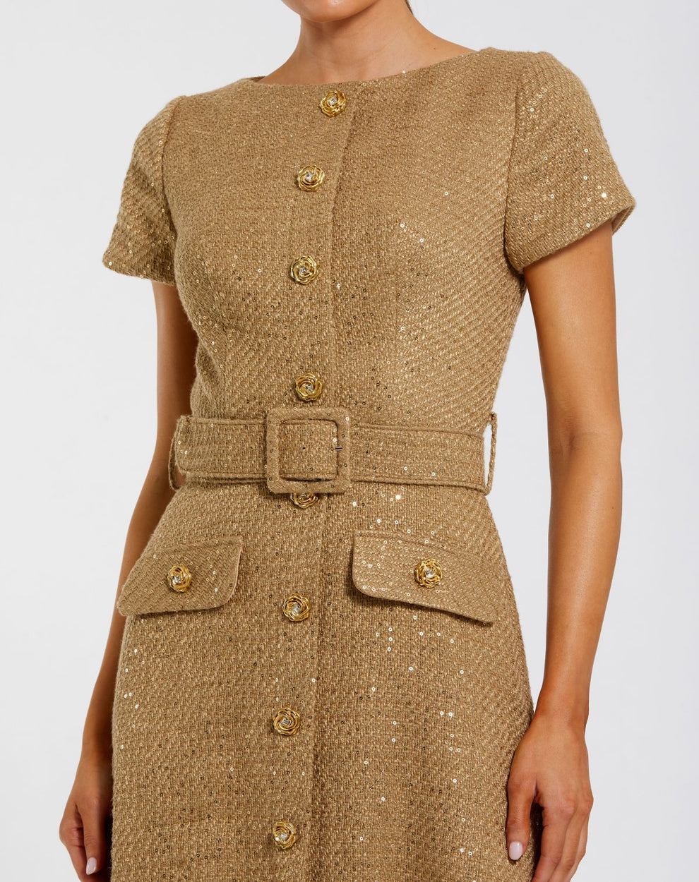 Cocktail Dresses Short Glitter Cocktail Dress Toffee