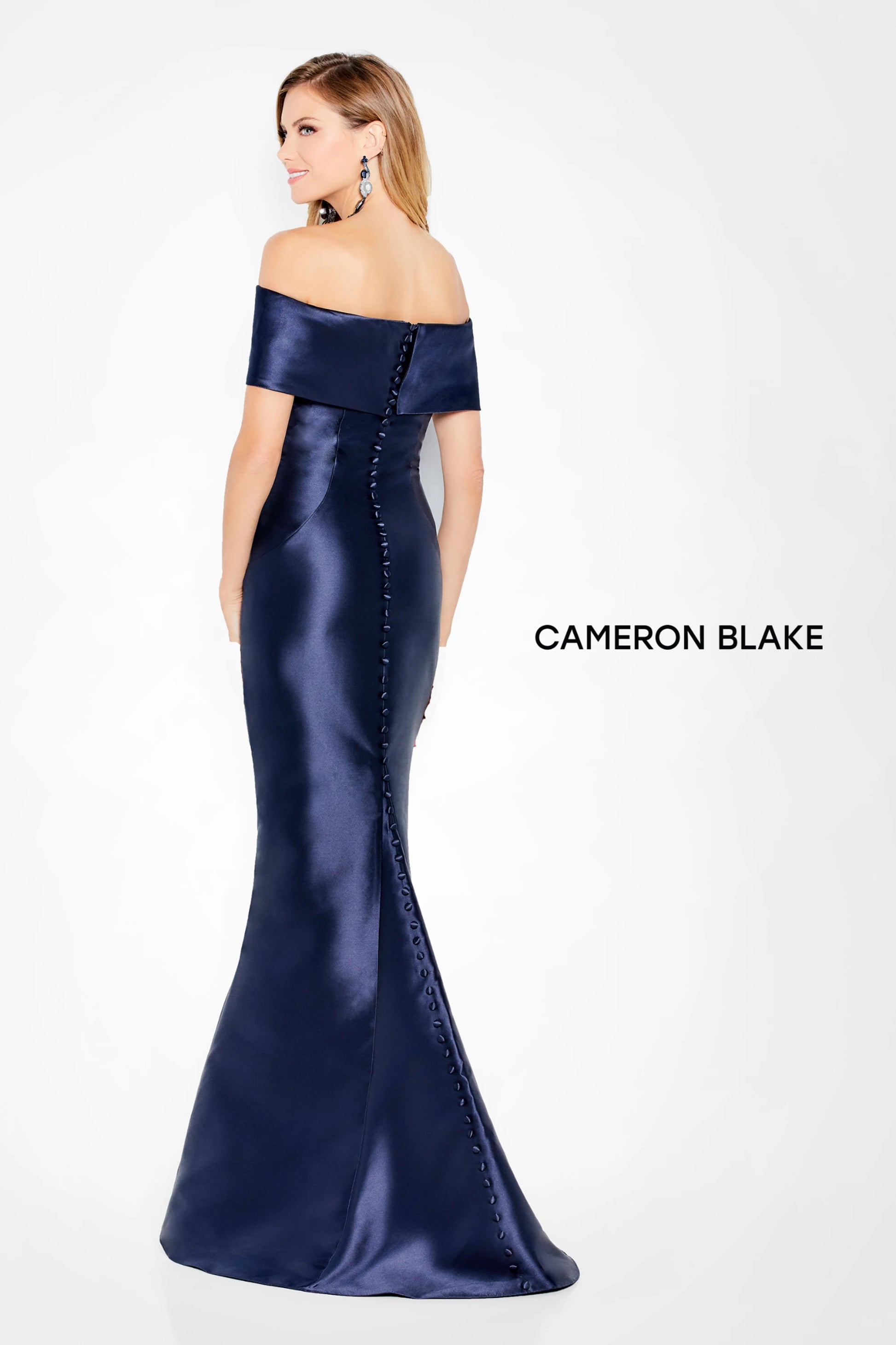 Cameron Blake 120622 Fitted Long Evening Formal Dress