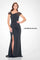 Formal Dresses Fitted Slit Long Formal Evening Dress Black