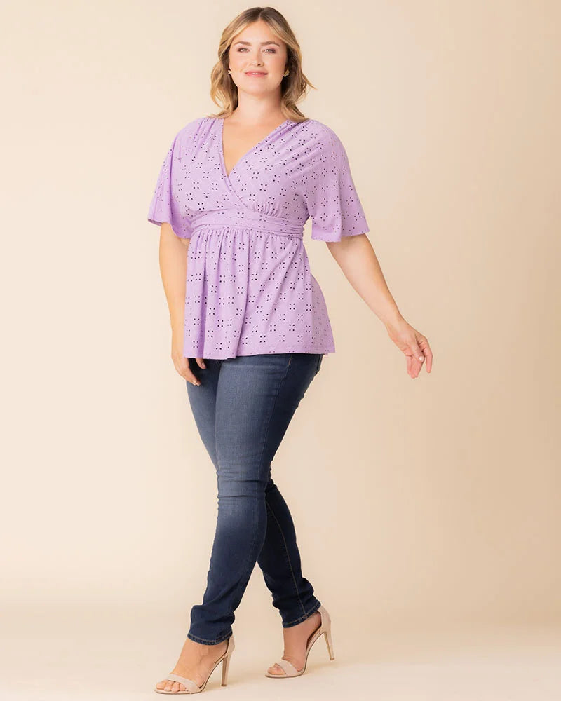Top Formal Evening Top Kiyonna 22252102 Lilac