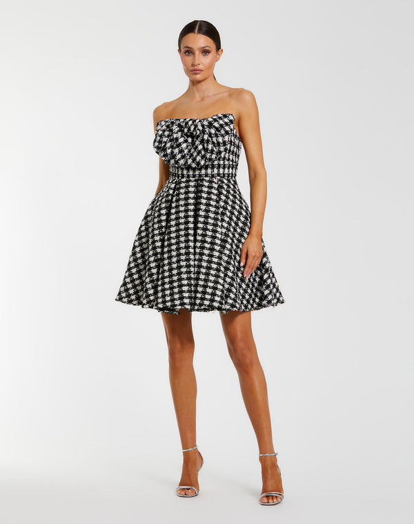 Short Homecoming Dress A Line Cocktail Mac Duggal 50027