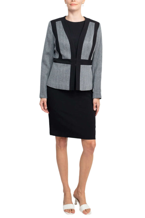 Le Suit 50040167 Long Sleeve Jacket Short Cocktail Dress