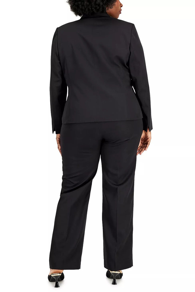 Le Suit 50040561 Plus Size Long Sleeve Formal Pant Suit