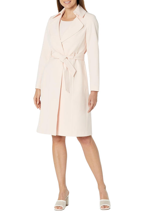 Le Suit 50041244 Belted Short Petite Two Piece Jacket Dress