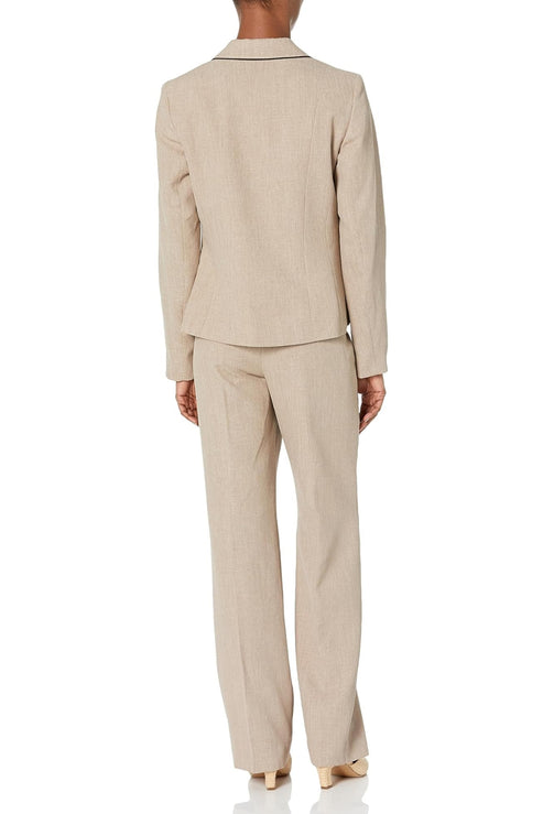 Le Suit 50041524 Formal Long Sleeve Petite Two Piece Pant Suit