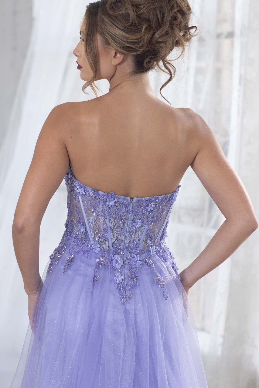 Prom Dresses Formal Long Evening Prom Beaded Dress Lenovia 8399 Lilac