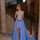 Prom Dresses A Line Slit Long Formal Prom Dress Periwinkle