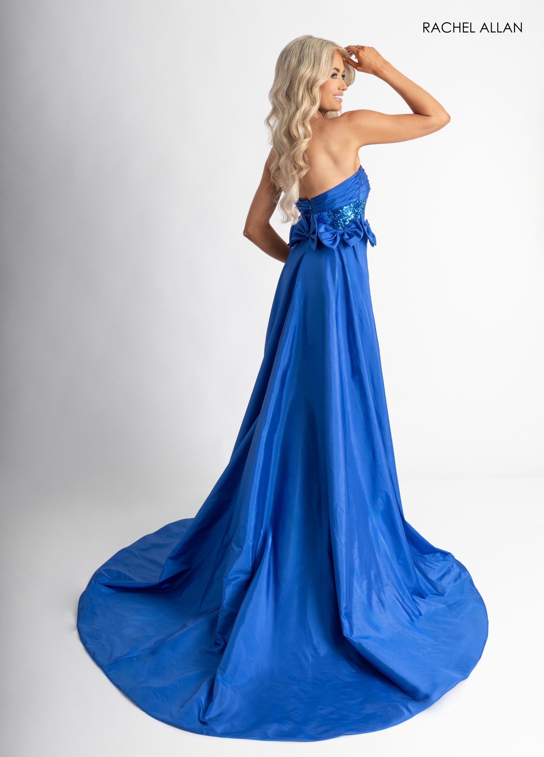 Jumpsuit Sequin Evening Long Formal Jumpsuit Royal