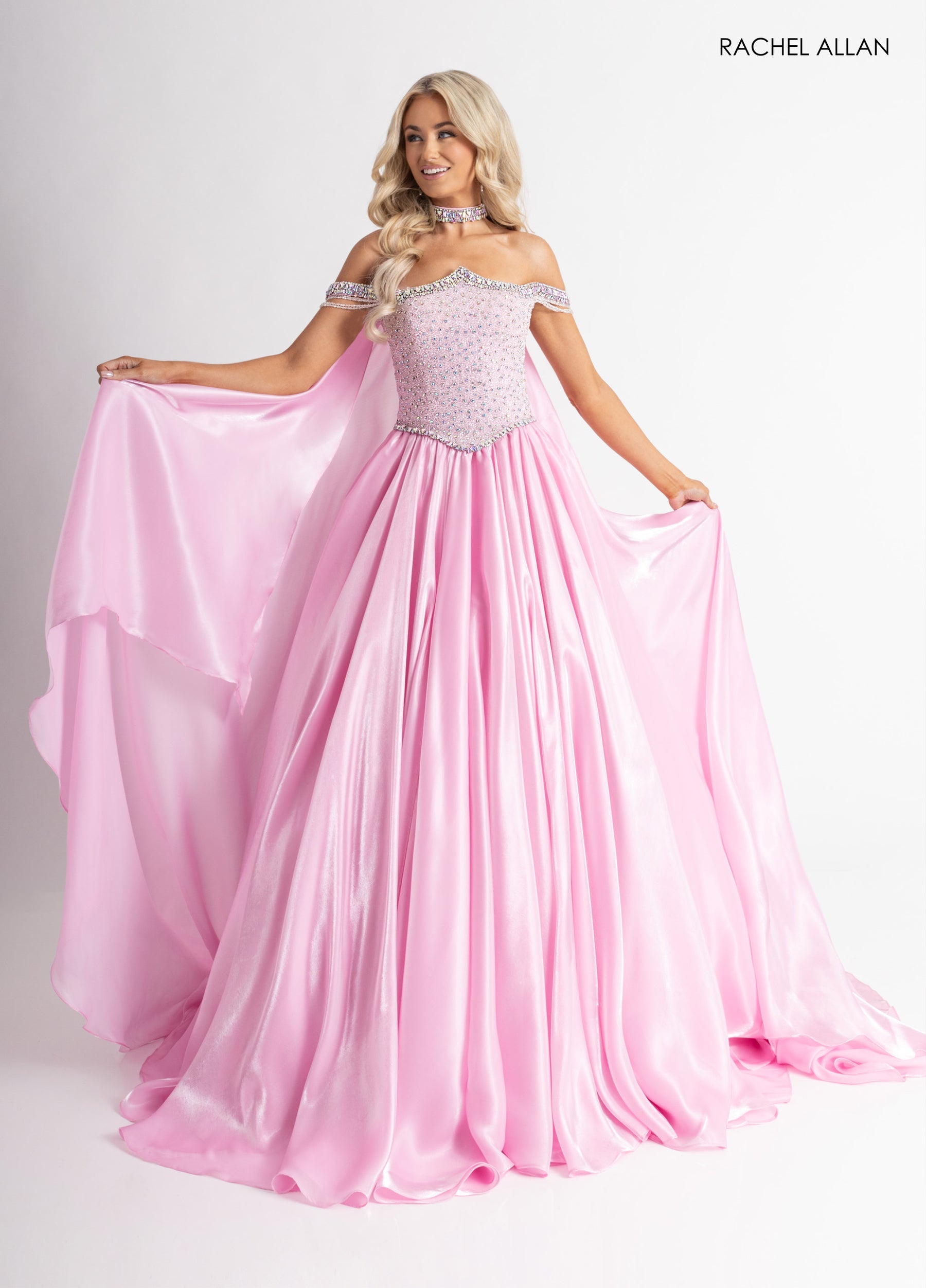 Formal Dresses Prom Beaded Long Evening Dress Pink