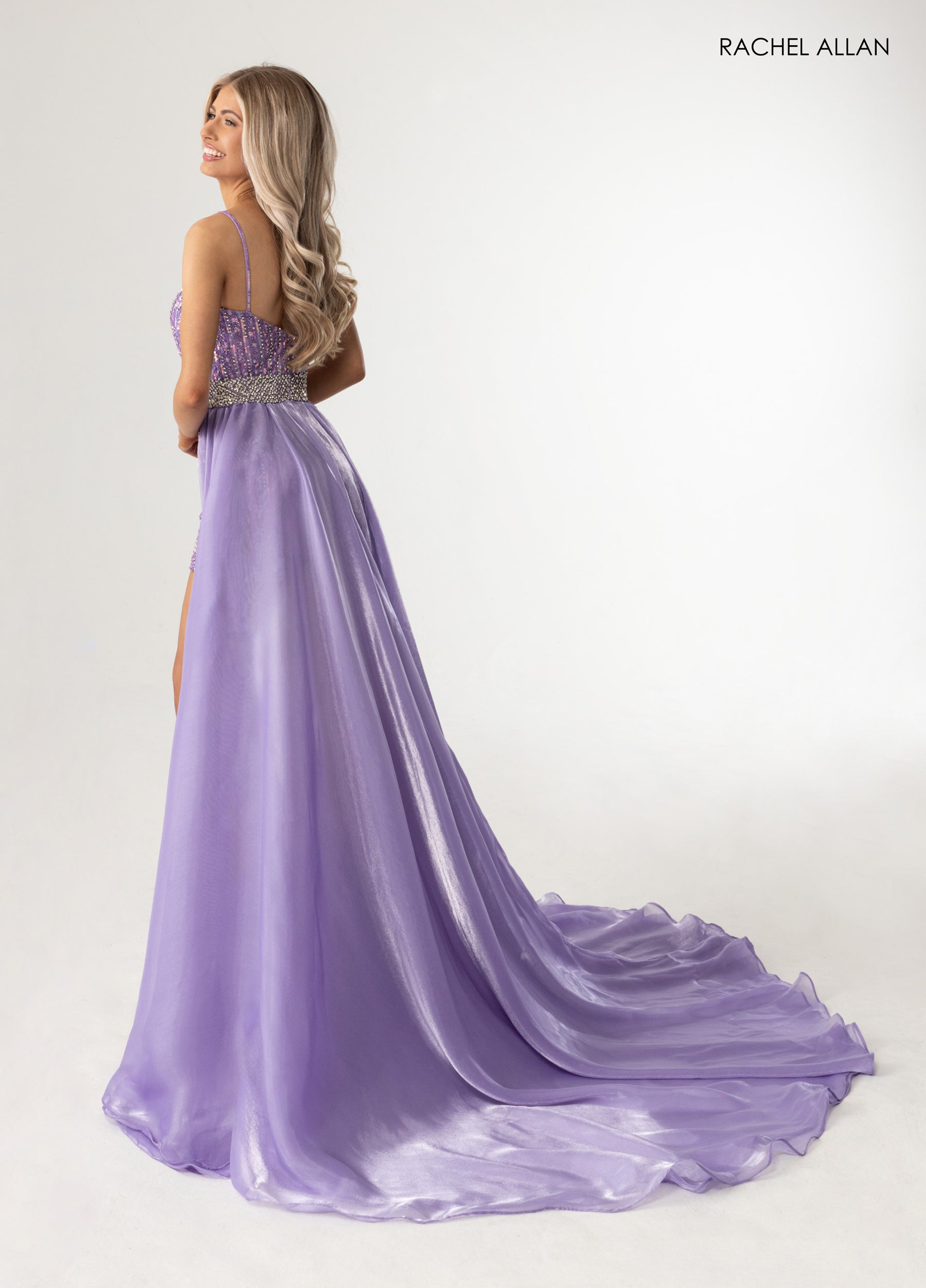 Jumpsuit Beaded Evening Mini Short Jumpsuit Lilac