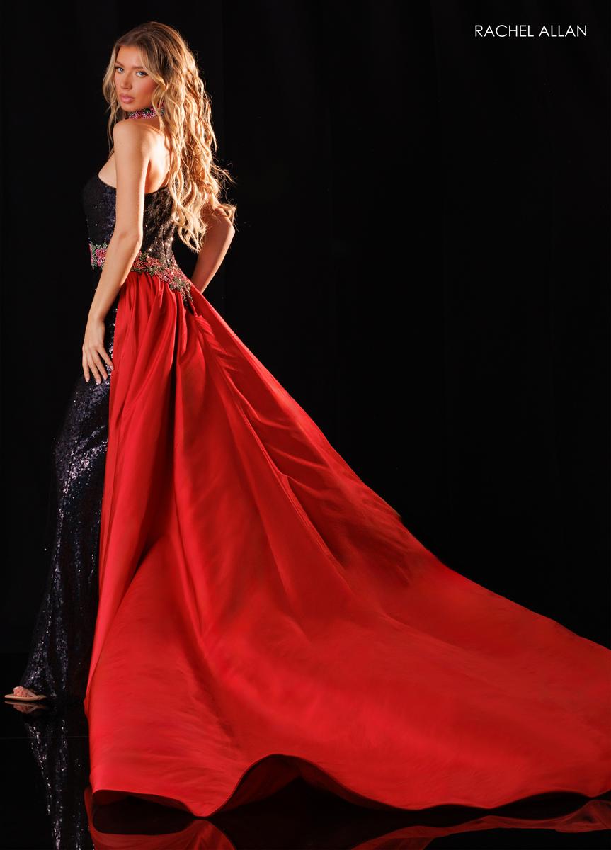 One-Shoulder Floor-Length Sequin Formal Sheath Rachel Allan 50438