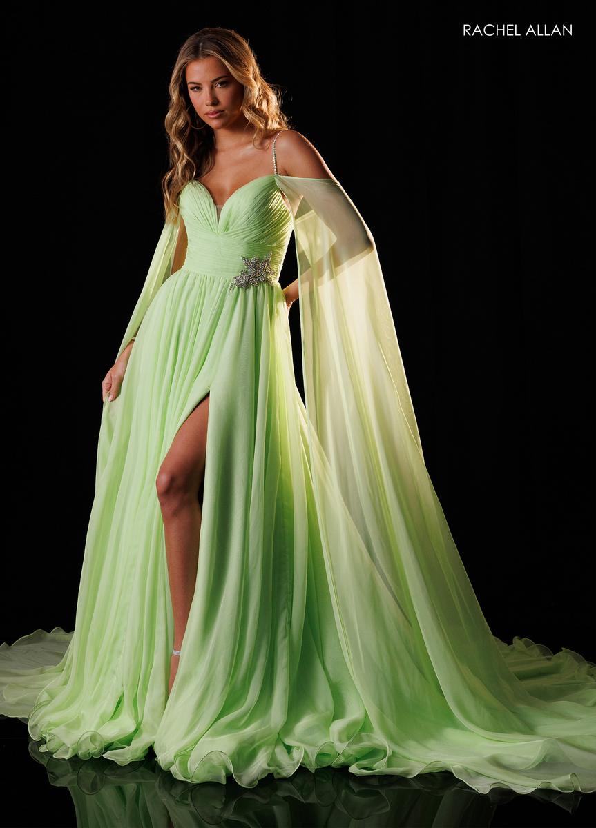 Sweetheart Floor-Length Chiffon Formal A-Line Rachel Allan 50444